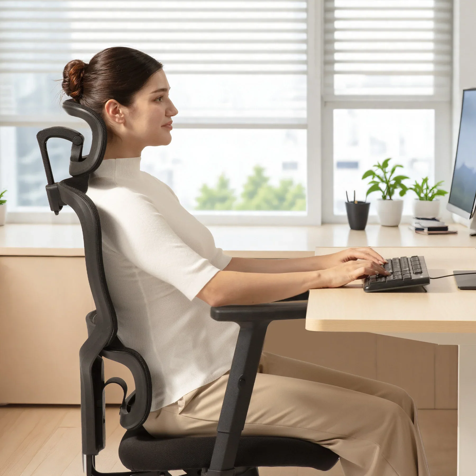 Sihoo M56C Dual-Back Ergonomic Office Chair with Soft Cushion - Image 10