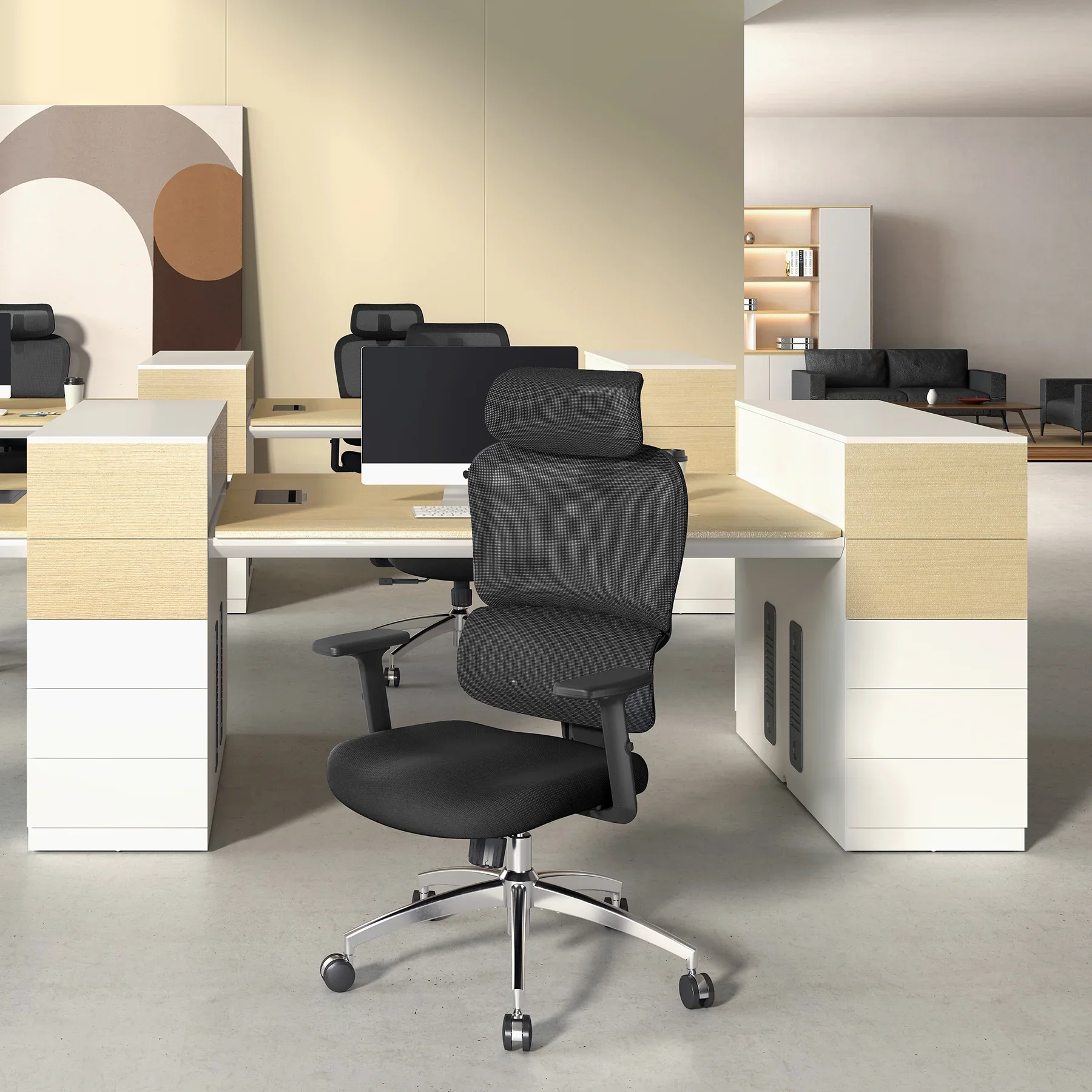 Sihoo M56C Dual-Back Ergonomic Office Chair with Soft Cushion - Image 11