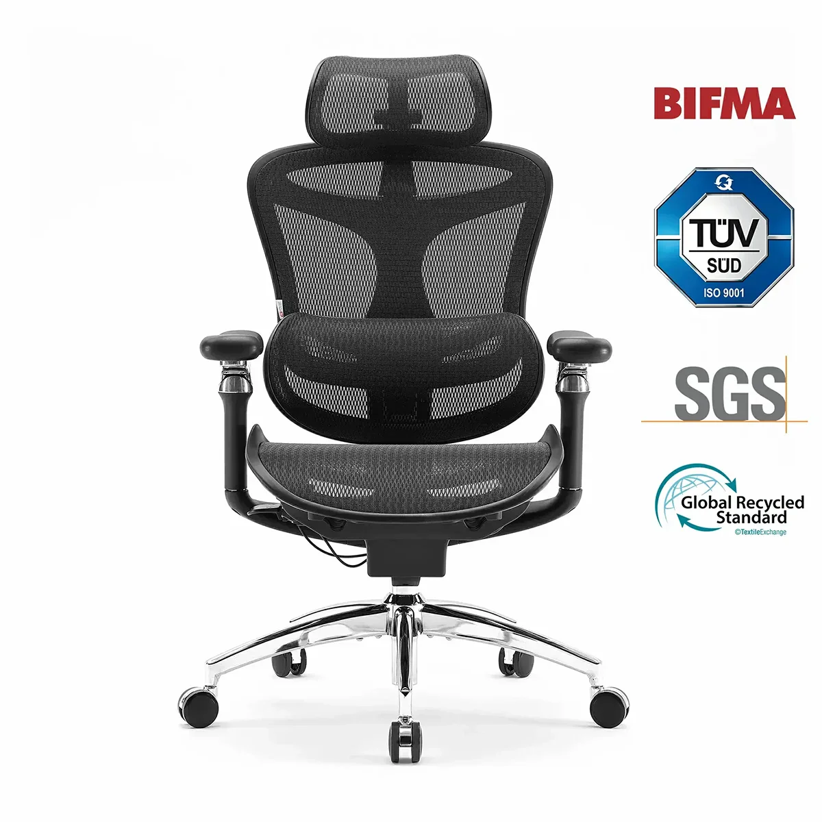 Sihoo C300 Pro Ergonomic Office Chair with Seat Depth for Long Sitting - Image 7