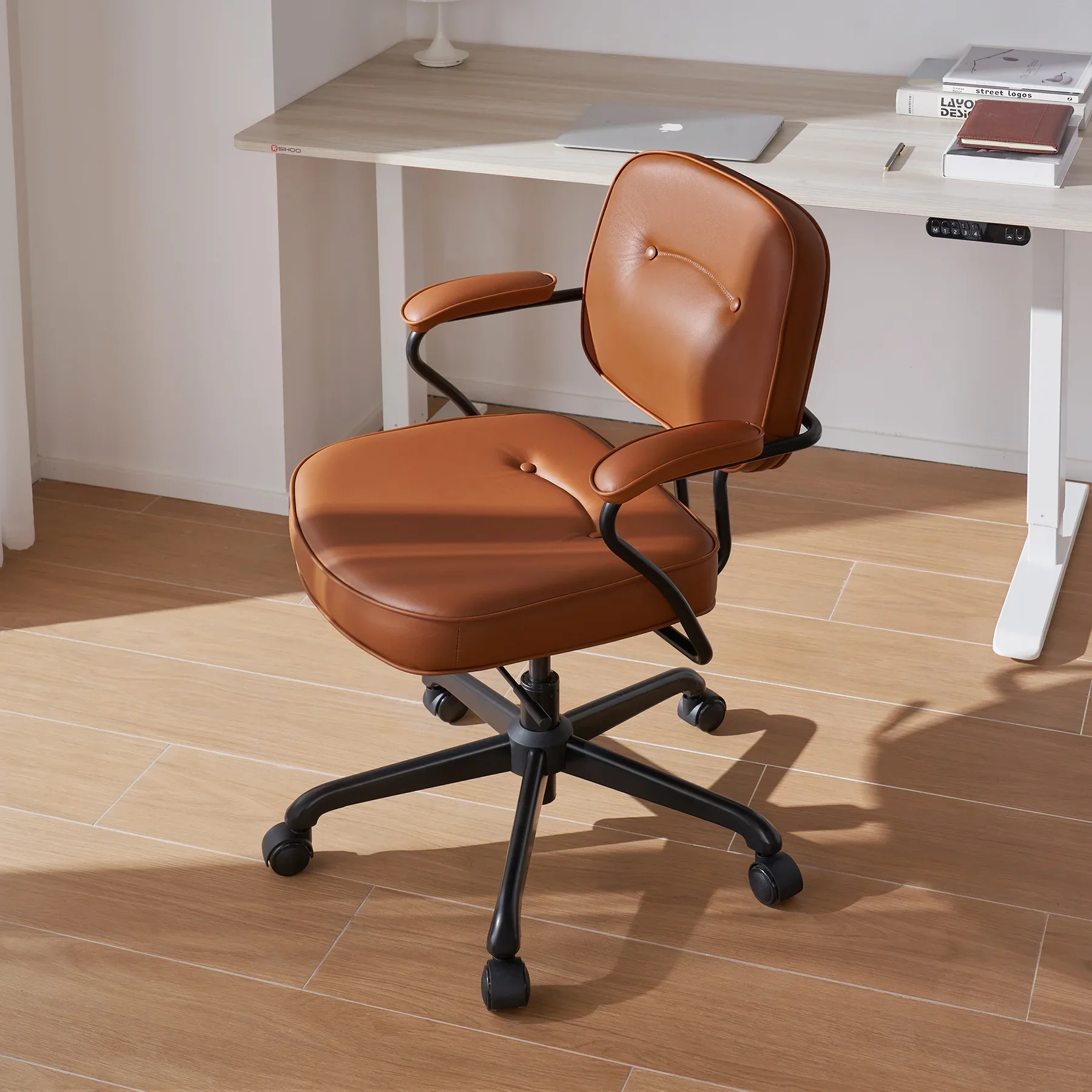 Sihoo L3 Mid-Century Luxury Leather Chair - Image 9