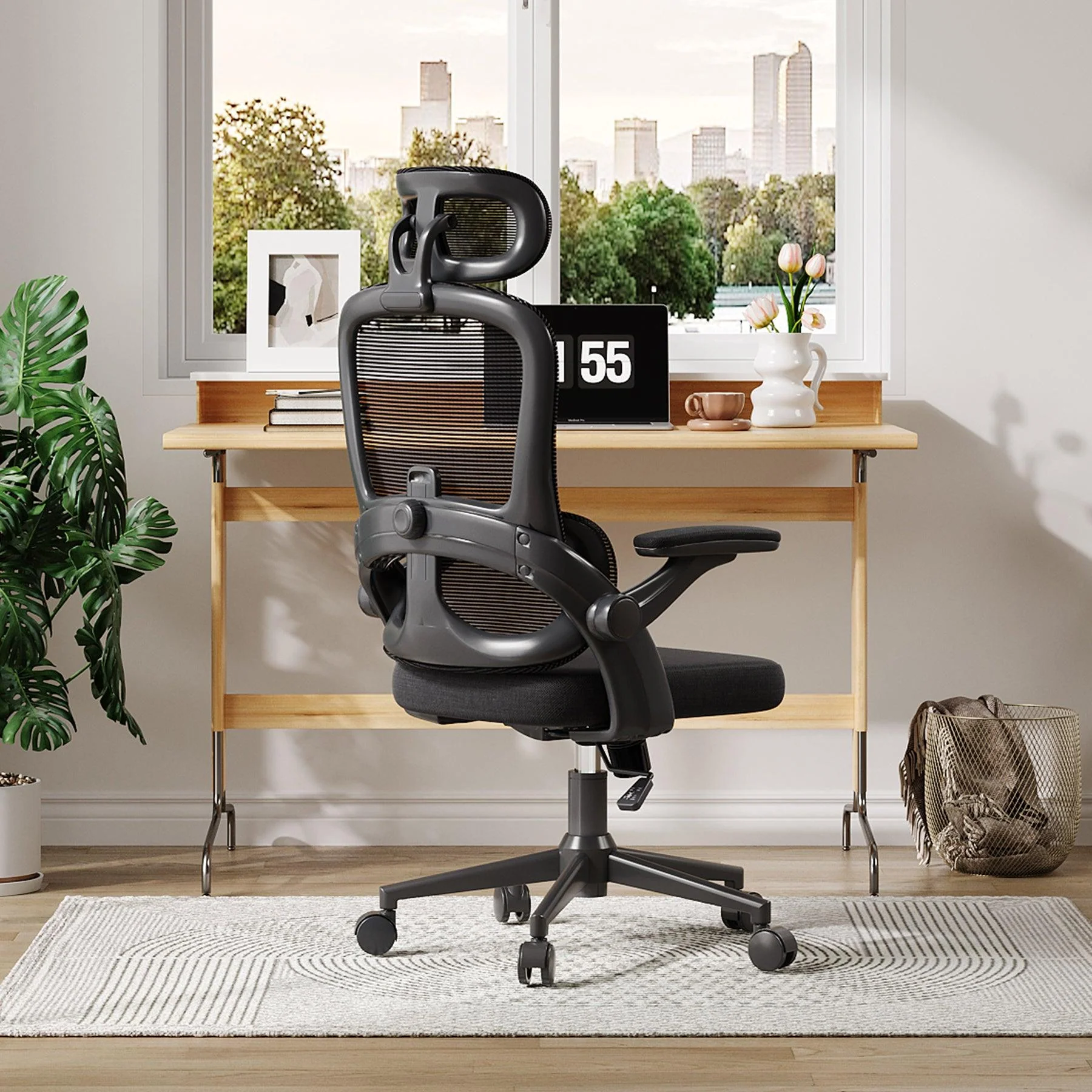 Sihoo M102C Lightweight Ergonomic Office Chair with Basic Support - Image 15