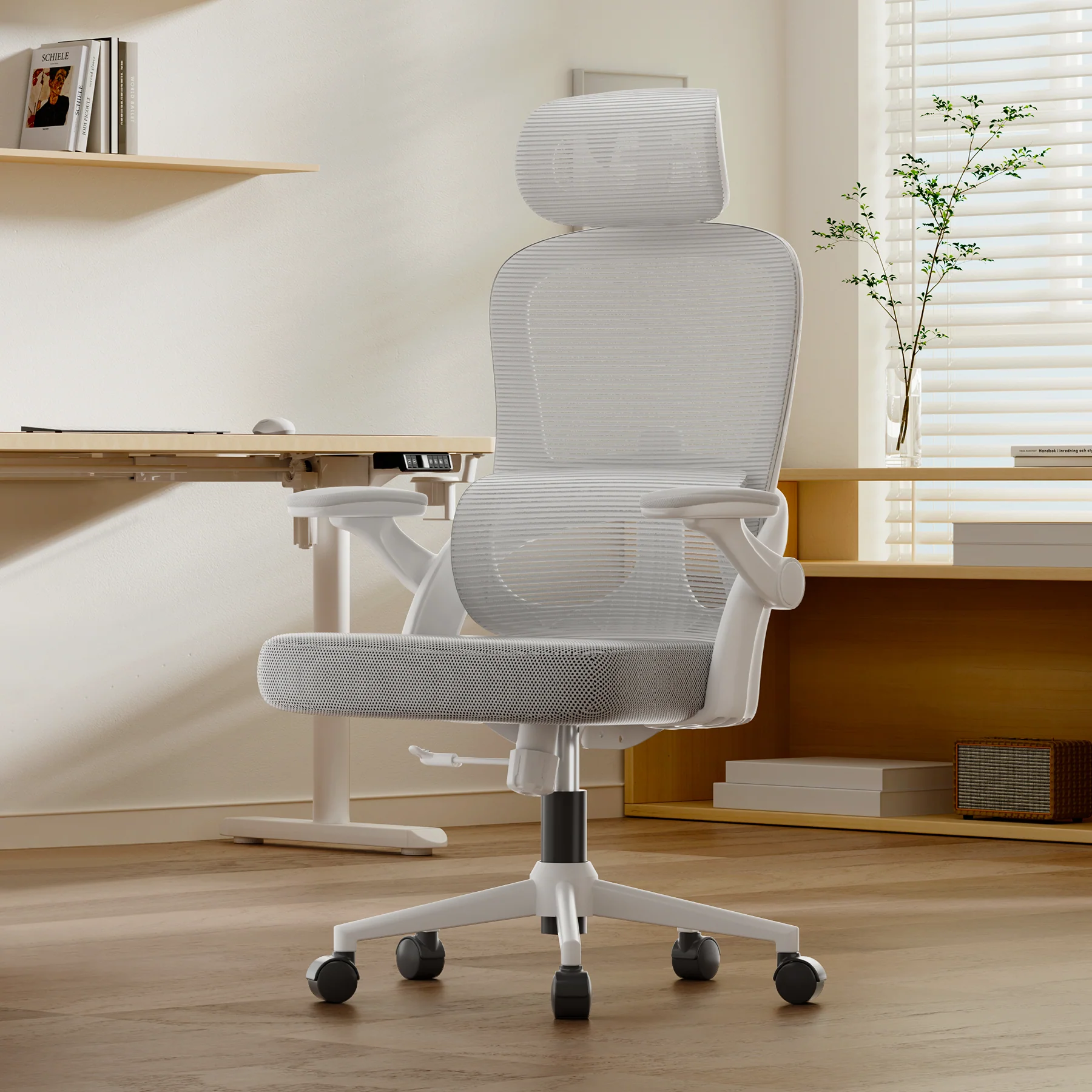 Sihoo M102C Lightweight Ergonomic Office Chair with Basic Support - Image 4