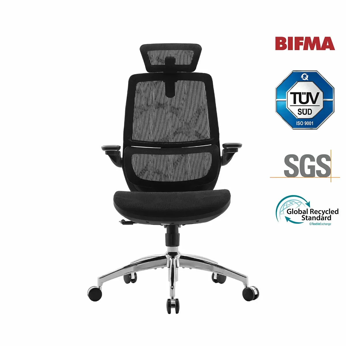 Sihoo M59AS Space-Saving Ergonomic Office Chair with Flip-Up Arms - Image 10